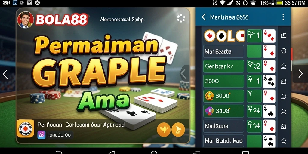 Tampilan menarik saat bermain Gaple di BOLA88.