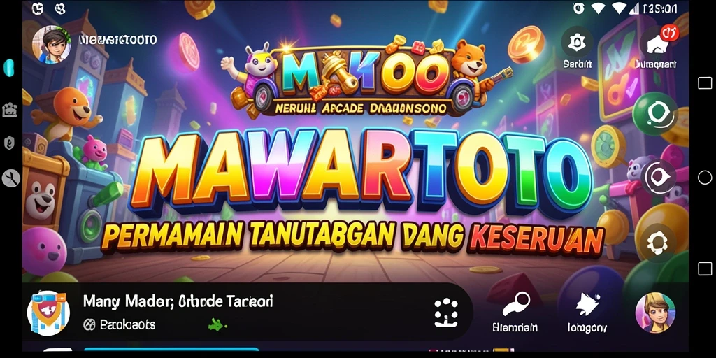 Tampilan gameplay seru dari MAWARTOTO dengan tantangan Arcade yang menarik.