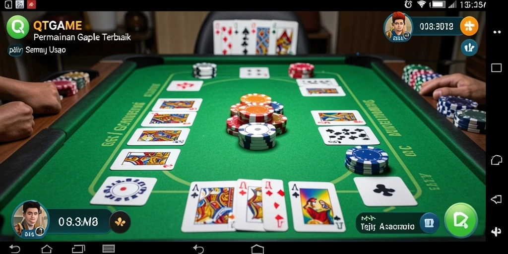 Gameplay seru QTGAME yang menyuguhkan keseruan Gaple.