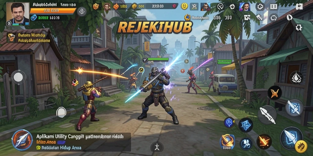 Tampilan antarmuka REJEKIHUB yang sederhana dan fungsional.