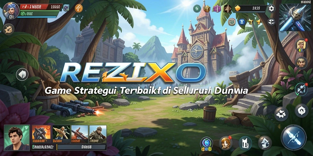 Tampilan gameplay REZIXO yang menegangkan dan menarik.