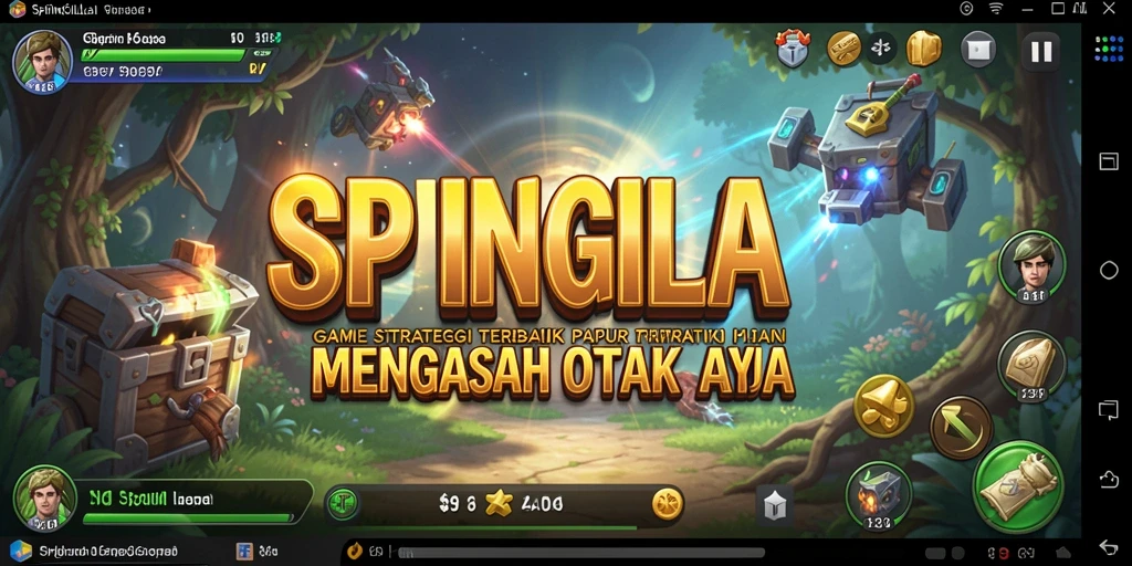 Tampilan gameplay SPINGILA yang penuh strategi dan tantangan.