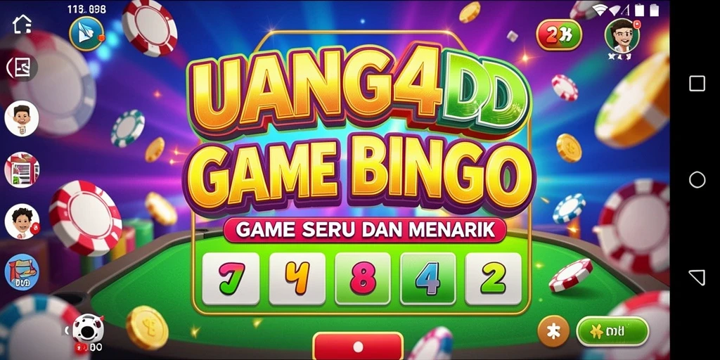 Tampilan gameplay Bingo yang seru dan interaktif di UANG4D.